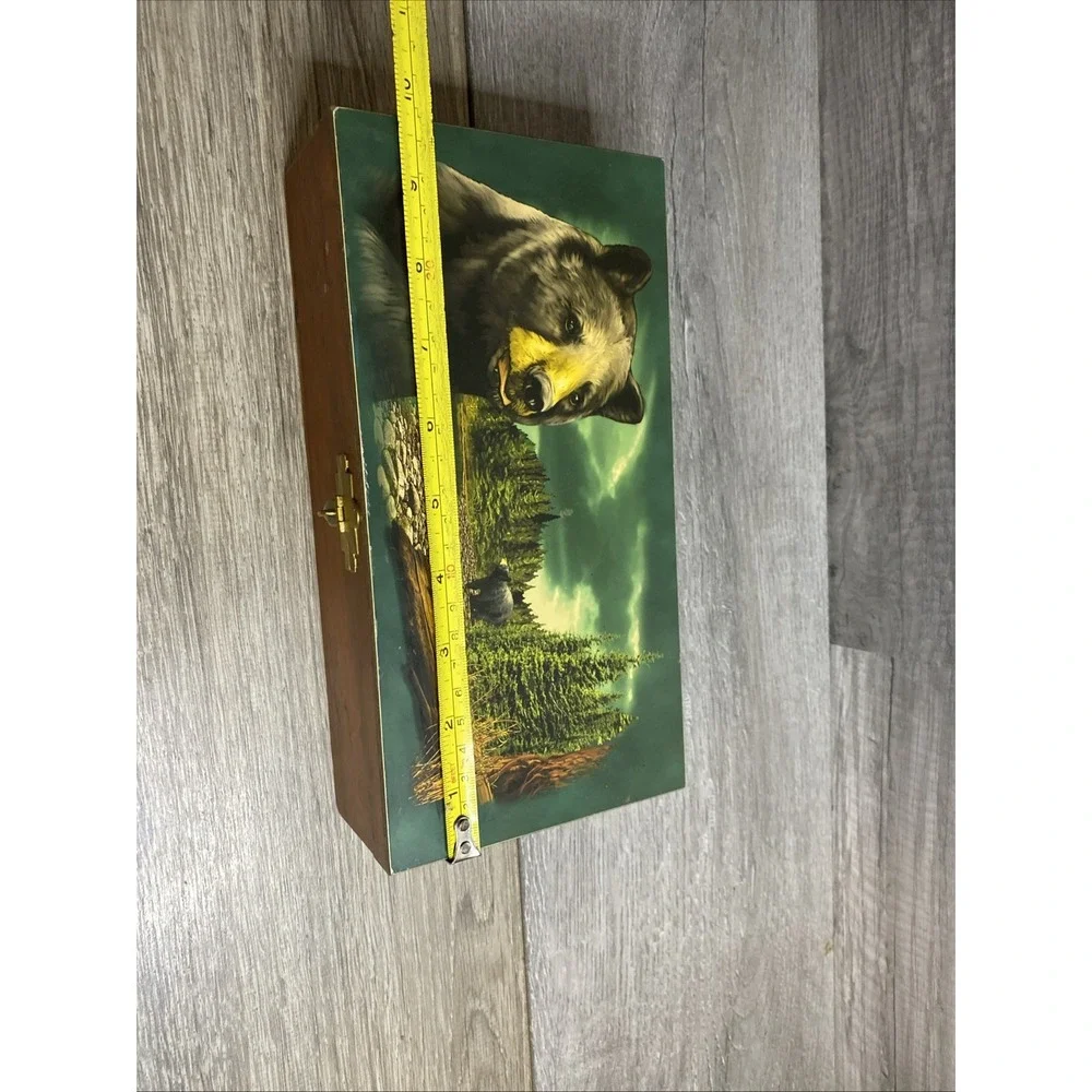 Great Smoky Mountains Gatlinburg Tennessee Wood Keepsake Trinket Box